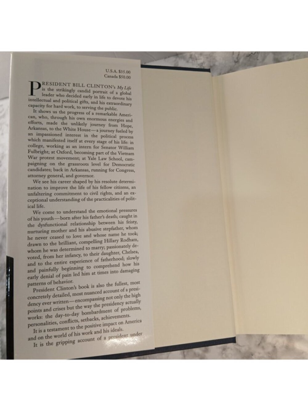 My Life Bill Clinton Hardcover Autobiography Memoir 1st EDITION U.S. President - Picture 3 of 9